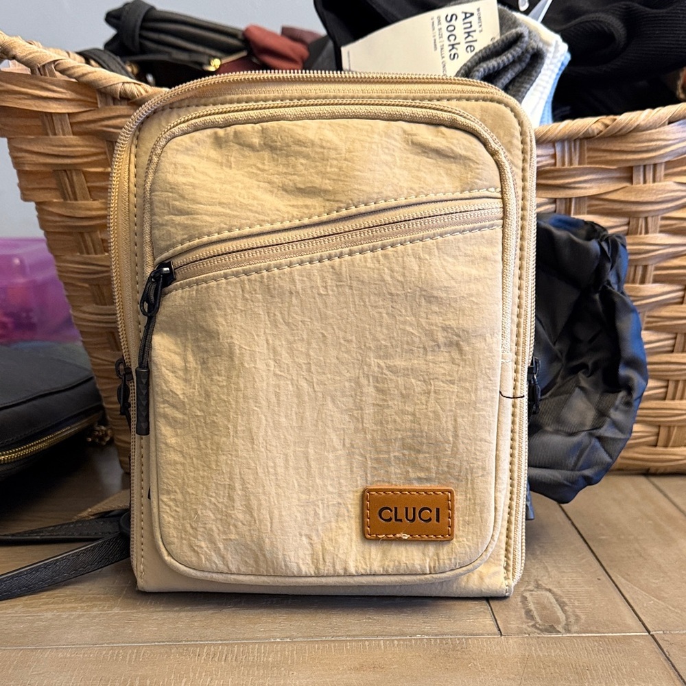 Cluci Tan Shoulder Bag for Women